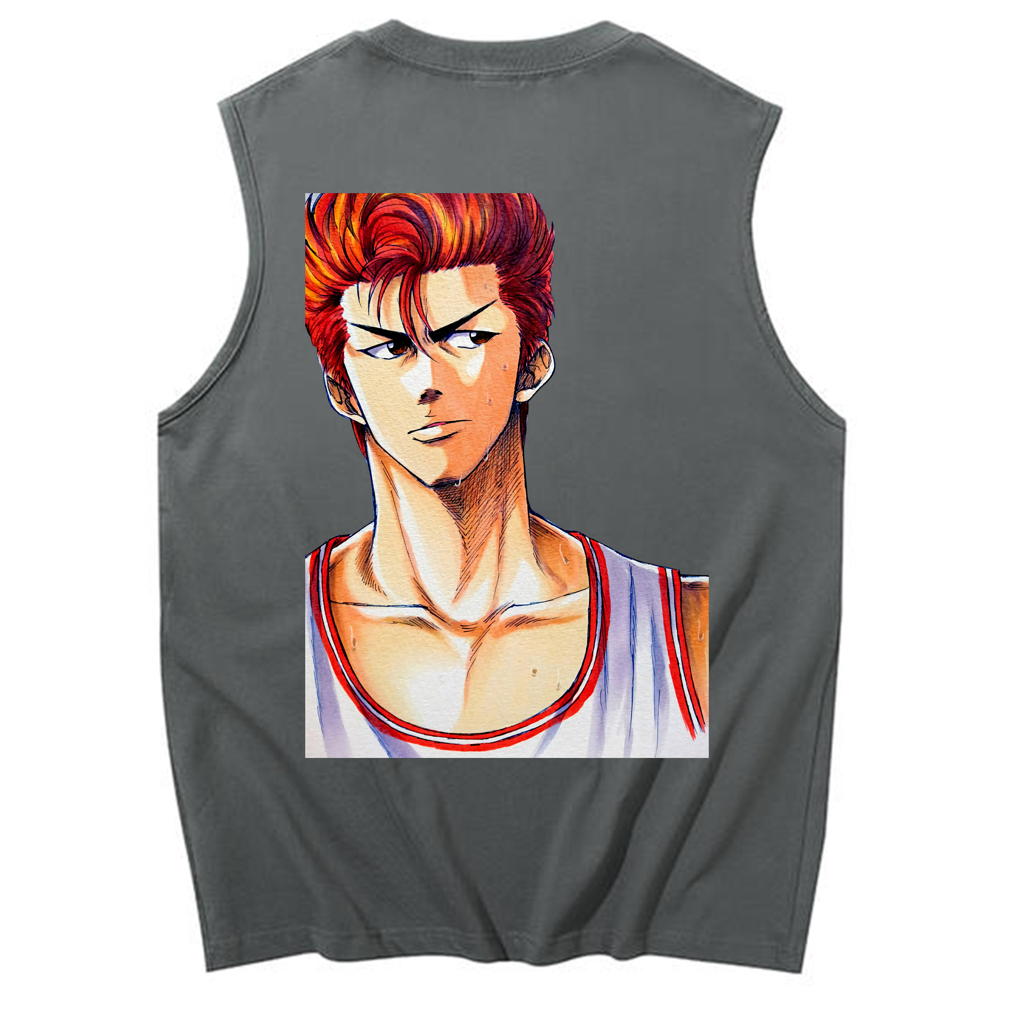 （画像用） SLAM DUNK／スラムダンク コットン100％タンクトップ（背面プリント）